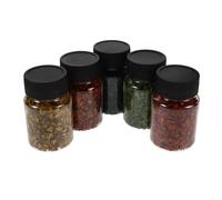 Zerodeko Set da 5 Bottiglie di Foglie Autunnali in Miniatura per Paesaggistica in Miniatura, Accessori per Diorami e Modellismo Ferroviario, Decorazione Artigianale per Spazi Verdi e Case