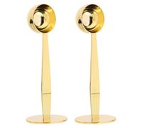 Zerodeko Set di 2 cucchiaini e pressini per espresso, in acciaio | Cucchiaio pressacaffè da 5,8 pollici, adatto per pressare il caffè, superficie liscia e antiaderente, facile da pulire,