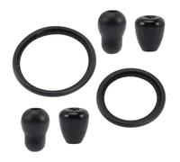 Zerodeko Set e Isolanti Esterno Tappi Auricolari 2 per Stetoscopio in Pvc Nero per in Ospedale e Clinica per in Ospedale e Clinica