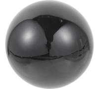 Zerodeko Sfera da Giardino in Acciaio Inox 150mm Riflettente Lucidata Colore Nero Brillante Palla Decorativa Specchiata per Esterni Centrotavola Effetto Visivo per Arredamento Giardino