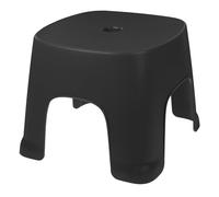 Zerodeko Sgabello Plastica Per Bagno Rialzo Per Poggiapiedi Antiscivolo Per Allenamento Toilette Design Compatto e Impilabile Per Uso Domestico