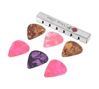 Zerodeko Sordina per Chitarra Acustica Riduttore di Semplice in Inossidabile e EVA Set da 1 6 Plettri Colorati Colore Casuale per Esercizi Silenziosi