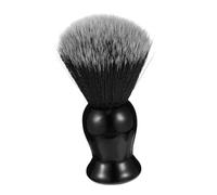 Zerodeko Spazzola per Barba da Uomo e Setole in Nylon Nero Manico in Legno Pratico per e Curare la Barba Stile Semplice e Facile da Pulire