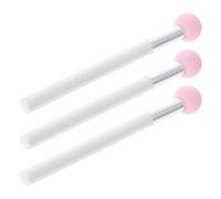 Zerodeko Spugna Make Up 3 Pezzi Punta Fungo Bianca in Nbr Non-Latex per Correttore Contatto Confortevole per Applicazione Fondotinta e Make Up Viso