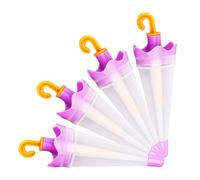 Zerodeko Stampi per Gelati Fai da Te 2 Set in Plastica 6 Cavità a Forma di Ombrello, Riutilizzabili per Realizzare Gelatini Unici e Facili da Conservare Colore Casuale
