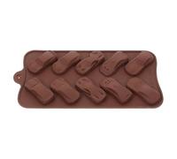 Zerodeko Stampo in Silicone a Forma di Auto per Cioccolato, Fondente e Caramelle Gommose, Teglia Flessibile Antiaderente per Decorazioni Fai da Te, Utilizzo per Dolci, Sapone e Gelatine