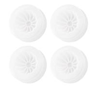Zerodeko Stampo per Baozi 4 Pezzi in Pp Bianco per Preparazione Veloce e Pulizia Semplice, Utensile per Modellare Panini a Cucina