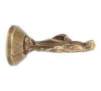 Zerodeko Statua della Beata e Portatile in Ottone Decorazione Religiosa Realistica Piccolo Ornamento Sacro per Ufficio o Auto