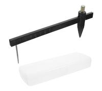 Zerodeko Strumento e Regolare Dimensioni Ceramiche Calibro in Plastica Nero Impugnatura Ergonomica per Misurazione di Precisione per Modellare Argilla per Ceramica