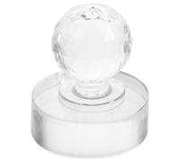 Zerodeko Strumento per Pressare Ombretti e Fard, Timbro a Pressione 27mm in Cristallo, Sottostampo Salvaspazio per Trucco Preciso e Riparazione Ombretti in Polvere