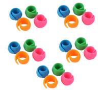 Zerodeko Supporti in Silicone per Rocchetti di Filo da Cucito, Set 20 Pezzi Clip Antiscivolo, Accessori per Macchina da Cucire, Organizzazione Filo per Artigianato e Cucito Colore Casuale