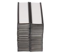 Zerodeko Supporti Magnetici per Etichette 76x25 Mm, Clip per Segnaletica Magnetica Portacarte Prezzo, Set da 50 Pezzi per Supermercati e Magazzino, per Esposizione e Organizzazione