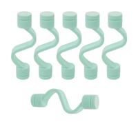 Zerodeko Supporti Magnetici per Sportello Lavatrice a Carica Frontale Set 6 Pezzi in Plastica Resistente Fermaporta Flessibile per Tenere Aperto L’Oblò e Ridurre Odori in Lavanderia