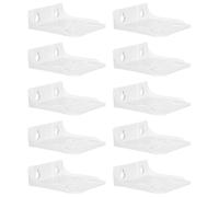 Zerodeko Supporto in Plastica Bianco per Filtri Rubinetto Cucina, 10 Pezzi Design Stabile e Installazione Facile, per Organizzazione Cucina