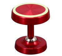 Zerodeko Supporto Magnetico per Telefono da Auto Ventosa Potente, Asta Telescopica Regolabile, Colore Rosso Notte, Compatibile Smartphone e Tablet, Fissaggio Sicuro per Parabrezza