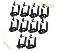 Zerodeko Supporto per Selfie per Telefono Clip Regolabile, Set da 10 Pezzi in Abs e Lega, Morsetto Treppiede Robusto per Smartphone, Accessorio per Foto e Video, Adatto per Bastone Selfie