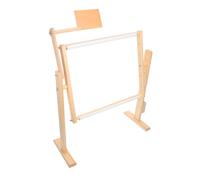 Zerodeko Supporto per Telaio Punto Croce in Legno Regolabile con Rotazione per Ricamo e Cucito Altezza Adattabile per Lavori di Cucito e Needlework Art Craft