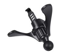 Zerodeko Supporto per Telefono da Auto a Forma di Y, Base Clip per Bocchetta D’aria, Gancio Porta Cellulare Nero per Fissaggio Stabile e Utilizzo una Mano