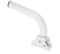 Zerodeko Supporto Regolabile in Ferro Bianco per Antenna Esterna e Wireless Bridge Design Ingranaggio Antiscivolo e Cappuccio per Montaggio su Pareti