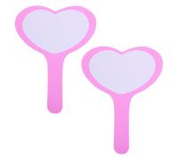 Zerodeko Tabellone Segnapunti Riutilizzabile a Forma di Cuore 2 Pezzi 20x28cm, Lavagna Bianca Portatile Monofacciale Cancellabile a Secco per Voto e Giudici, Pagaia per Scrivere e Segnare