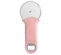 Zerodeko Tagliapizza in Acciaio Inox a Ruota Singola Apriscatole Integrato, Rotella Resistente Impugnatura Ergonomica, Utensile Multiuso per Cucina Professionale e Pizzerie