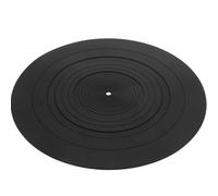 Zerodeko Tappetino Mantiene Pulito e Protegge per Giradischi in Silicone Nero Protezione Antistatica Accessorio Essenziale per Dischi in Vinile per Riproduttore Dischi