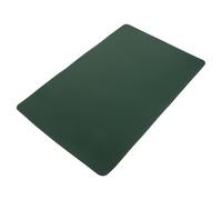 Zerodeko Tappetino per Unghie in Pelle Pu Verde, Imbottito e Lavabile, Design Raffinato Finitura Opaca, per Manicure e Tecniche Nail Art Professionali