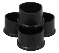 Zerodeko Tappi Antiscivolo in Gomma per Gambe Tubolari 50x50 Mm, Set 4 Pezzi, Protezioni Resistenti per Pavimenti in Piastrelle, Coprigambe Rotondi per Sedie e Mobili, Adatti a Uso