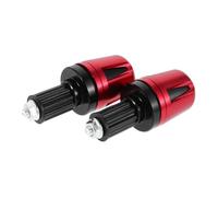 Zerodeko Tappi Manubrio Lega Alluminio Coppia Terminali Manopole Design Elegante per Migliorare Stabilità e Presa Sicura Facile Installazione per Marche Motorbike