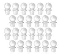 Zerodeko Tappi per Bottiglia in Vetro Sfera Decorativa, Set da 24 Pezzi, Tappo in Silicone Multifunzionale e Pratico per Accessori Alcolici