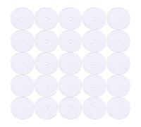 Zerodeko Tappi trasparenti per orecchini, tipo bottone, 100 pezzi, chiusure in plastica antiscivolo per orecchie, accessori per la creazione di orecchini, cuscinetti protettivi per l'uso