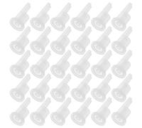 Zerodeko Tappo Interno Contagocce per Bottiglia Olio Essenziale 18 Mm, Set da 100 Pezzi, Chiusura in Plastica Antigoccia per Dosaggio Preciso, Accessorio per Uso Personale e Fai da Te