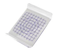 Zerodeko Tavola per Argilla Fai da Te in Plastica Trasparente con Griglia Piastra Pressa U-Shape Protettiva per Modellazione e Scultura Clay Craft Strumento Artigianale Resistente e Facile