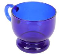 Zerodeko Tazza da Caffè in Vetro Blu Multiuso, Resistente al Calore e Sicura, per Succhi e Gelato, per Housewarming