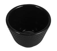 Zerodeko Tazza da Tè in Ferro Nero 150ml Design Retrò Vintage, Pratica da Usare e Finemente Levigata per Un’esperienza Autentica di Te Kung Fu