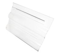 Zerodeko Tegole per Tetti in Acrilico Trasparente per Balcone e Paesaggio Modellato, Resistenti al Sole al Vento, Perfette come Copertura per Gazebo e Orti Coperti