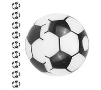 Zerodeko Temperamatite Portatile per Studenti a Forma di Pallone da Calcio, Temperamatite Manuale Piccolo Foro Singolo, Set da 10 Pezzi per Uso Scolastico e Cancelleria Divertente