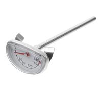 Zerodeko Termometro per Friggitrice Olio in Acciaio Inox Supporto, Indicatore Temperatura Preciso per Cottura Profonda e Frittura Casalinga, Strumento Cucina Resistente Alte Temperature