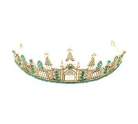 Zerodeko Tiara Leggera e Dark Donne Sposa Royal Confortevole, per Gotica Pettini in Corona Cristallo Lega, Stile Accessorio Matrimonio e Festival per Foto e Cosplay