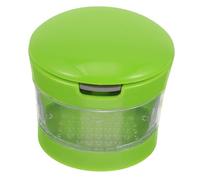 Zerodeko Tritaglio Aglio Manuale con Lame Inox Pressa da Cucina Compatta e Strumento Pratico Antiodore per Uso Quotidiano Verde