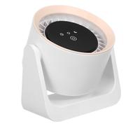 Zerodeko Ventilatore Da Tavolo Usb Piccolo Portatile Per Ufficio e Casa Slot Per Ghiaccio Velocità Regolabile Batteria Ad Alta Capacità Raffrescatore d Aria