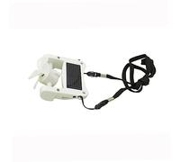 Zerodeko Ventilatore Solare Portatile Clip USB per Arrampicata in Montagna e Campeggio Bianco Funziona alla Luce Diretta del Sole senza Batterie e Può essere Alimentato Tramite Connessione