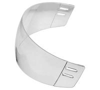 Zerodeko Visiera da Hockey su Ghiaccio Trasparente Antigraffio e Antiappannamento per Casco Taglio Dritto Mezza Faccia Ultraleggera Protezione Viso per Atleti Uomini e Donne