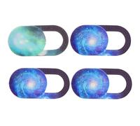 Zerodeko Webcam Copri Camera Privacy 4 Pezzi Copertura in Plastica Protezione Adesivo Forte per Sicurezza e Riservatezza per Fotocamera Laptop e Tablet