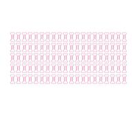 Zerodis 100 Graffette per Carta, Forma di Osso Rosa, Metallo Galvanico Antiruggine, con Superficie Lucida, per la Classificazione dei File, Ufficio, Scuola, Scrapbooking