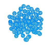 Zerodis 100 PC Rotondi a Colori Rotondi Easy Fixing Live Management Tags (#1)
