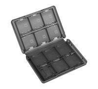 Zerodis 28 in 1 PP plastica per videogiochi, per 3DS DSL DSI LLL, colore: nero