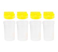 Zerodis 4 Pezzi di Mangiatoie per Ingresso Arnia, Ciotola per Api Resistente e Leggera, Kit di Tazze Trasparenti Atossiche e Sicure per L'abbeveraggio del e l'apicoltura.