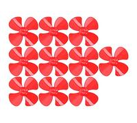 Zerodis 40 Mm 4 di Plastica Durevole in Plastica Forte per Auto Giocattolo, Accessori 10STC Che Sostituiscono per un Funzionamento Esterno (rosso)