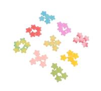 Zerodis 45 Pezzi di Fascino a Stella in Resina Forte, Set di Craftbead Divertente per Forcine, Scrapbooking, Decorazioni per Sacchetti, con Fasce per Capelli e Custodie Telefoniche